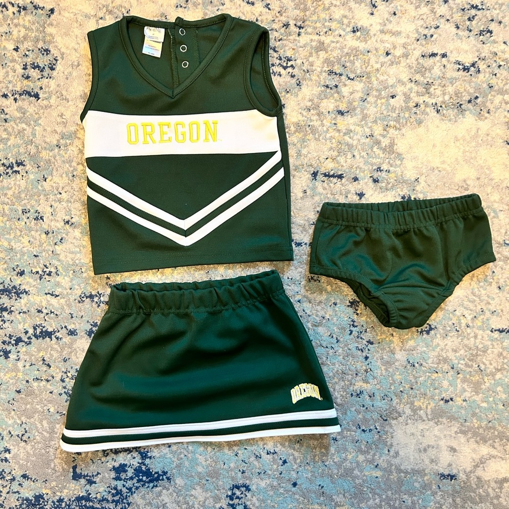 Oregon 2T Cheer Outfit
